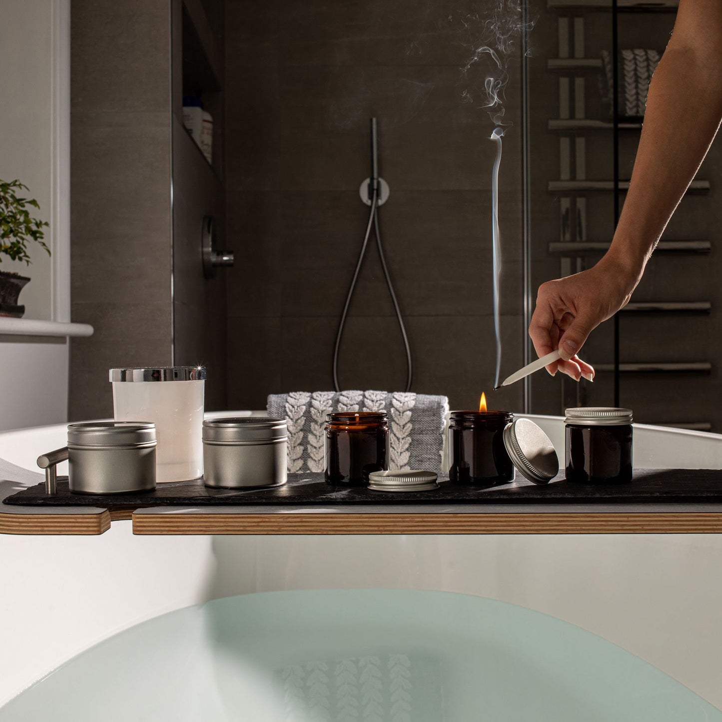 lifestyle of candles in use