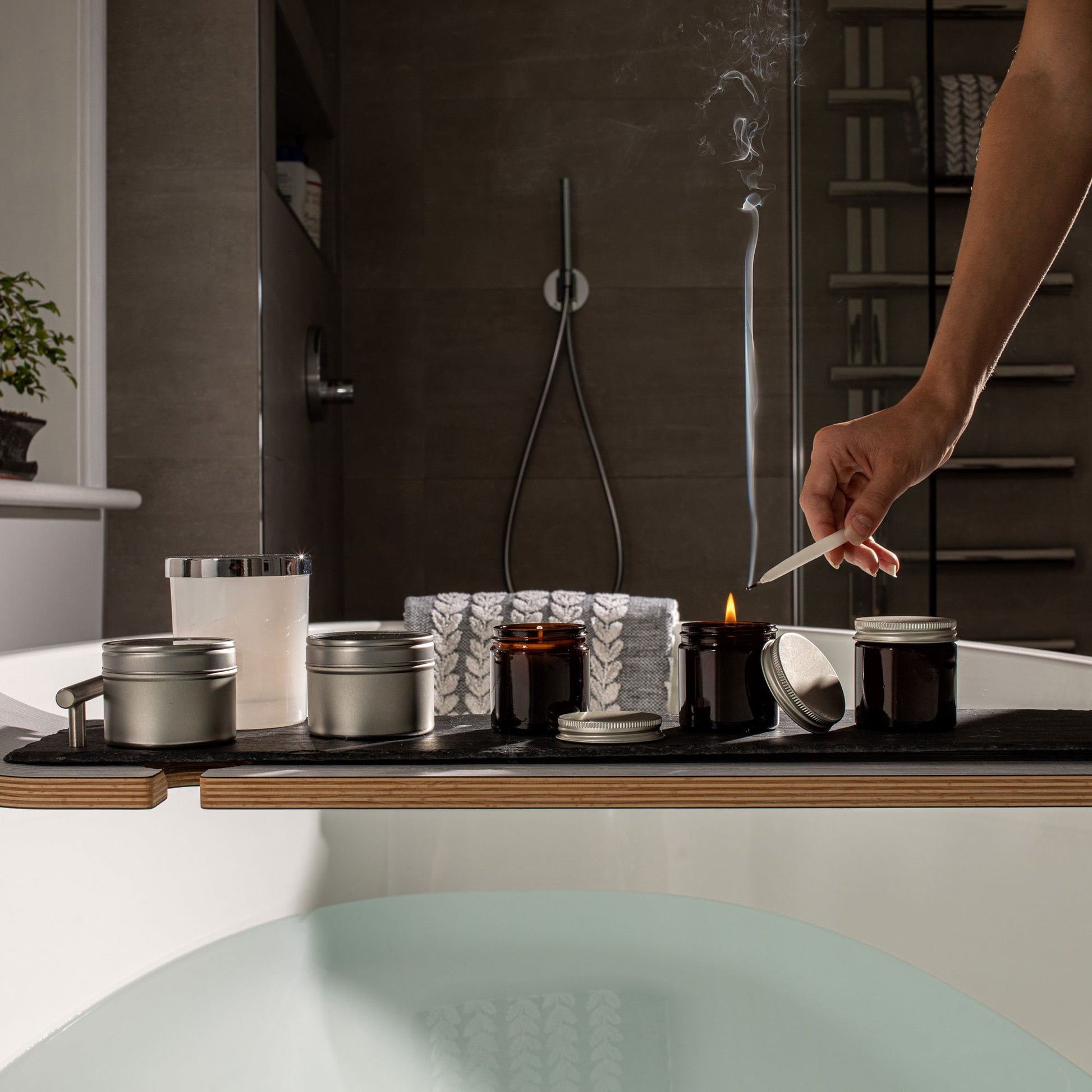 lifestyle of candles in use