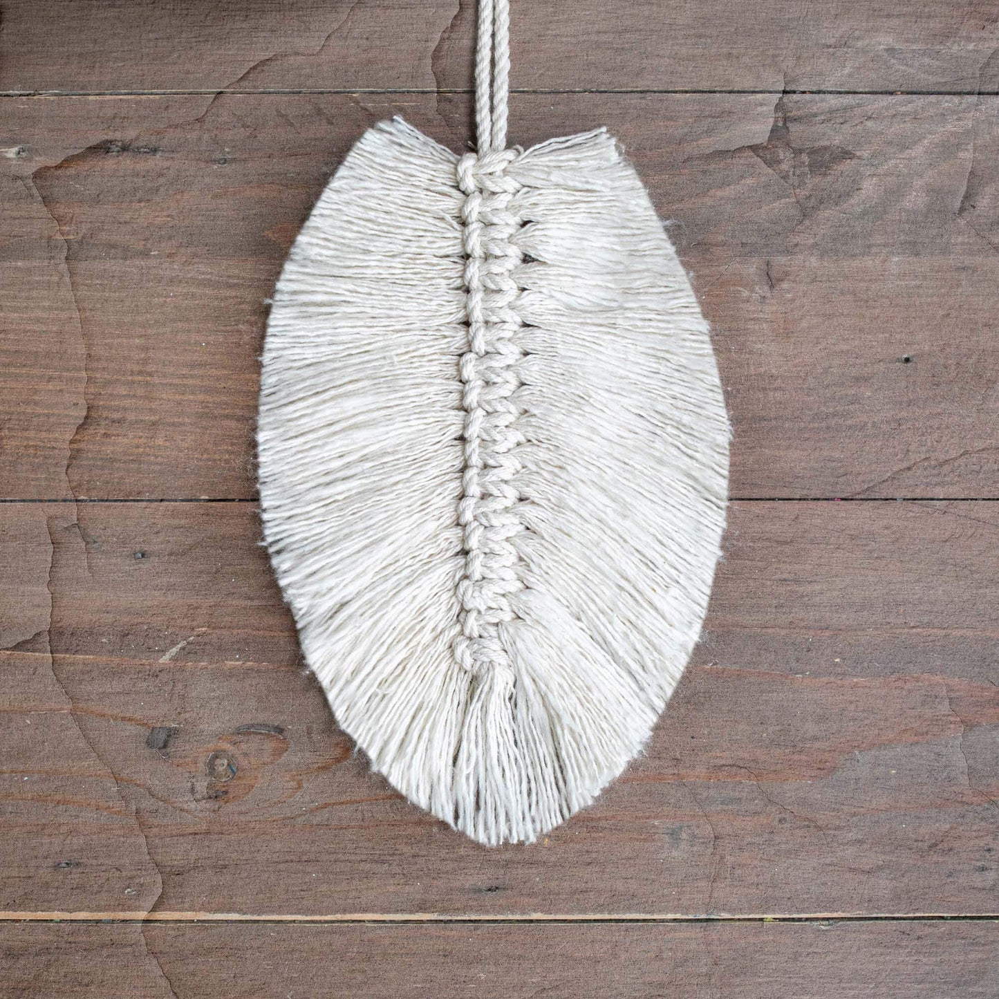 DIY Macrame Kit To Make Your Own Leaf Macrame Wall Hanging | Mindful Macrame Leaves Kit