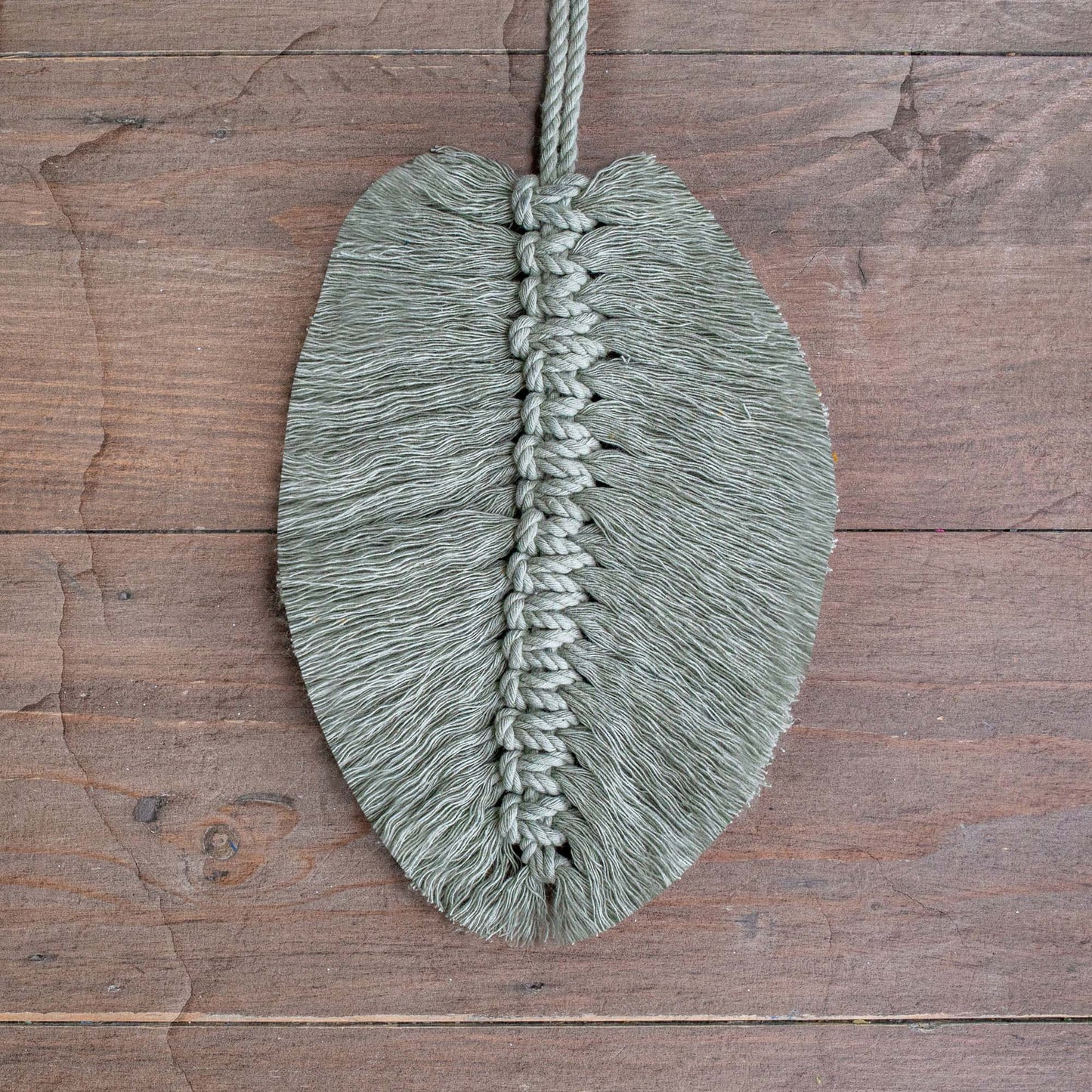 sage green macrame cord 3mm 3ply