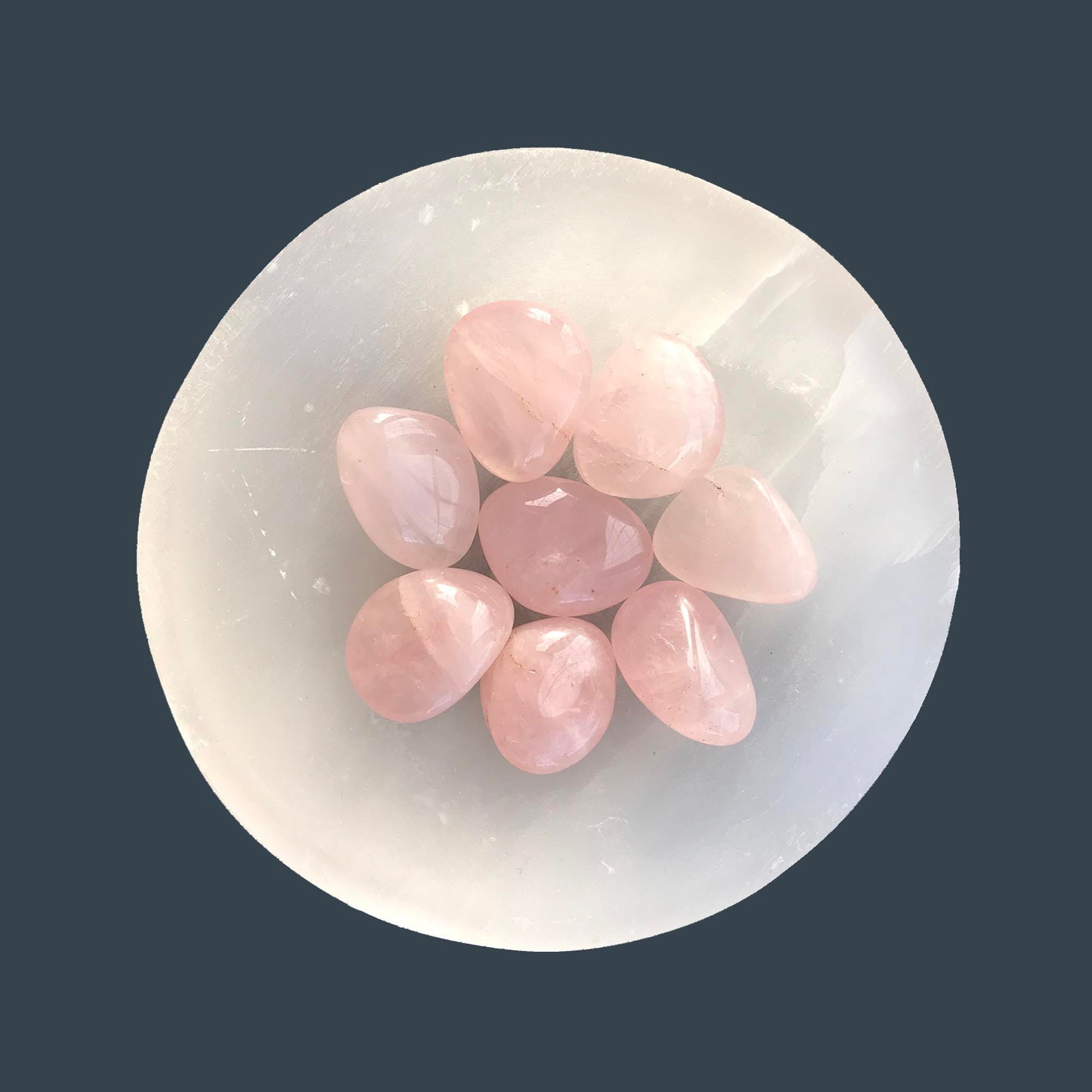 Rose Quartz Tumbled Stone | Pocket Tumble Stones | Healing Crystal Chakra Reiki Gemstone