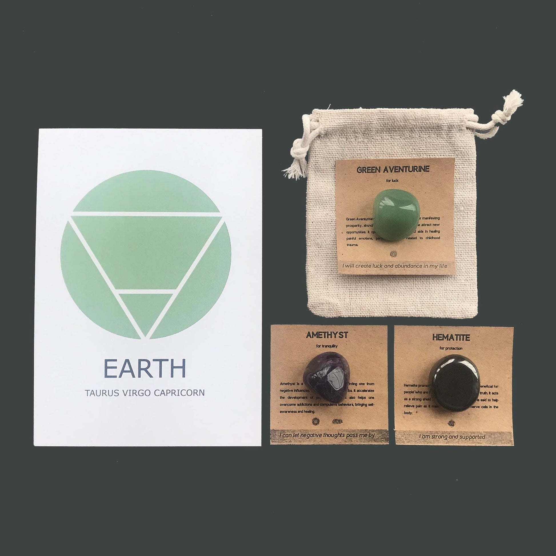 Virgo Zodiac Crystal Set | Horoscope Gemstone Kit