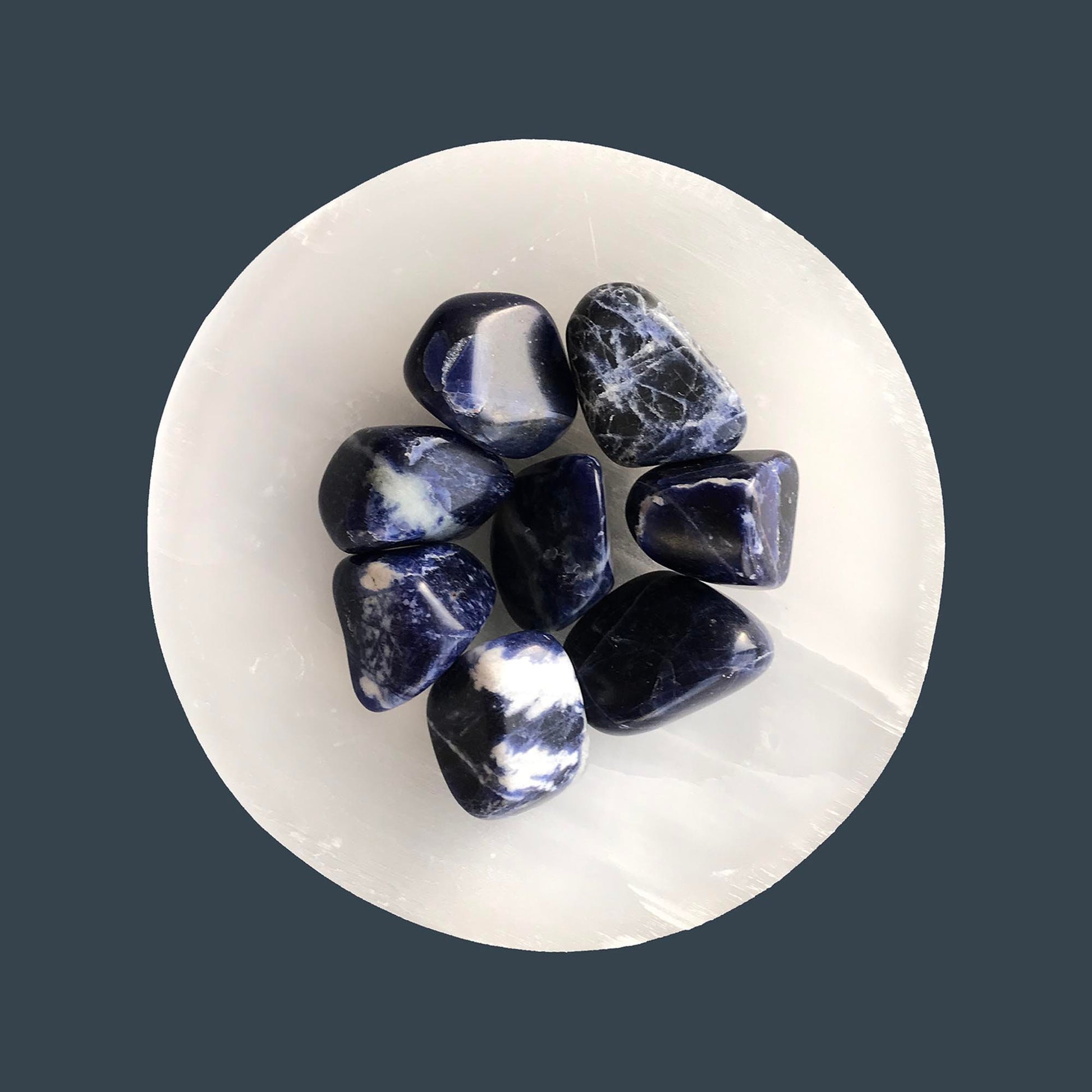 Sodalite Necklace | Wire Wrapped Blue Gemstone Necklace | November Birthstone | Sagittarius Zodiac Crystal