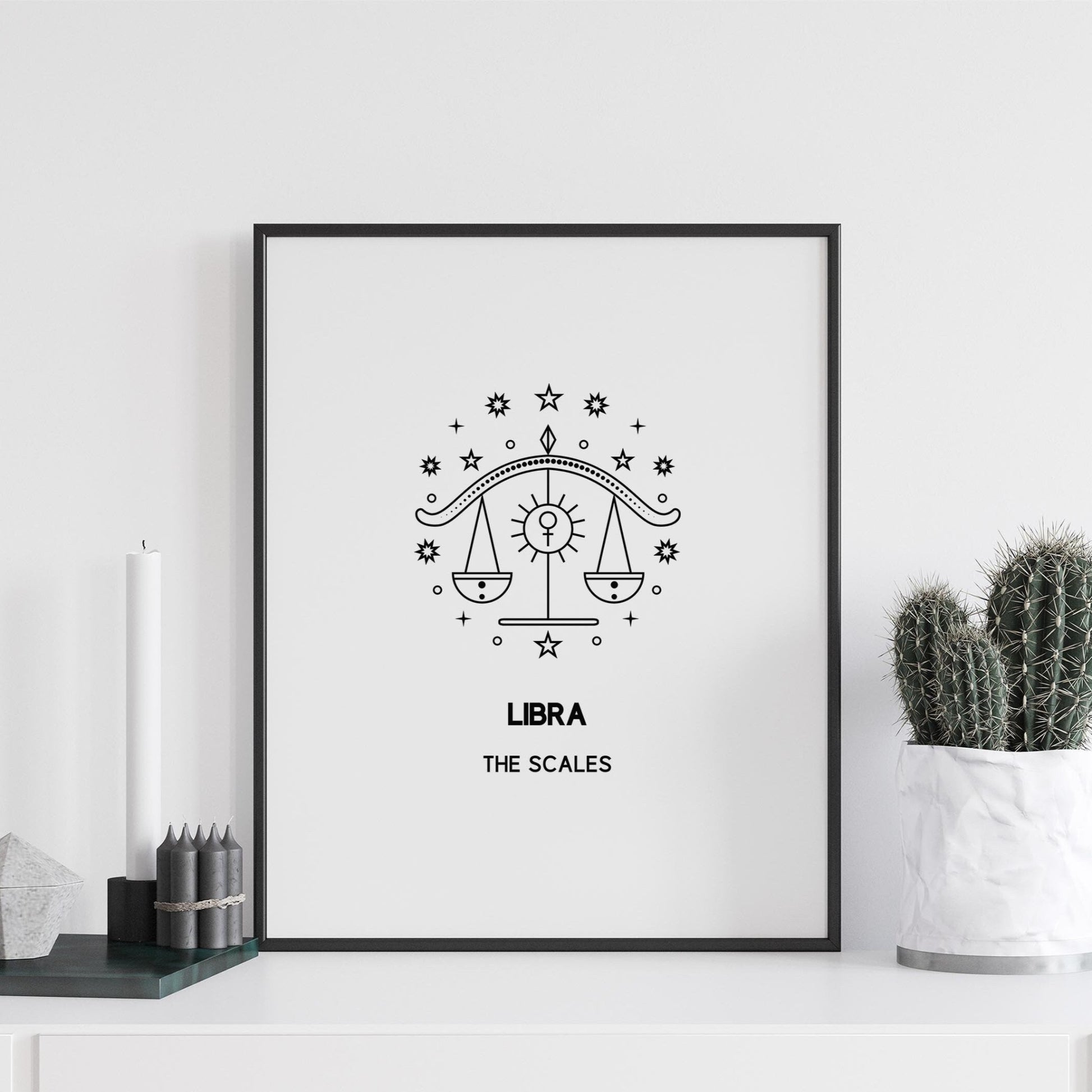 libra scales astrology gift