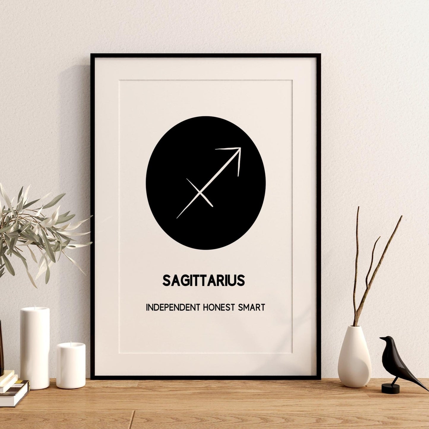 sagittarius glyph art prt