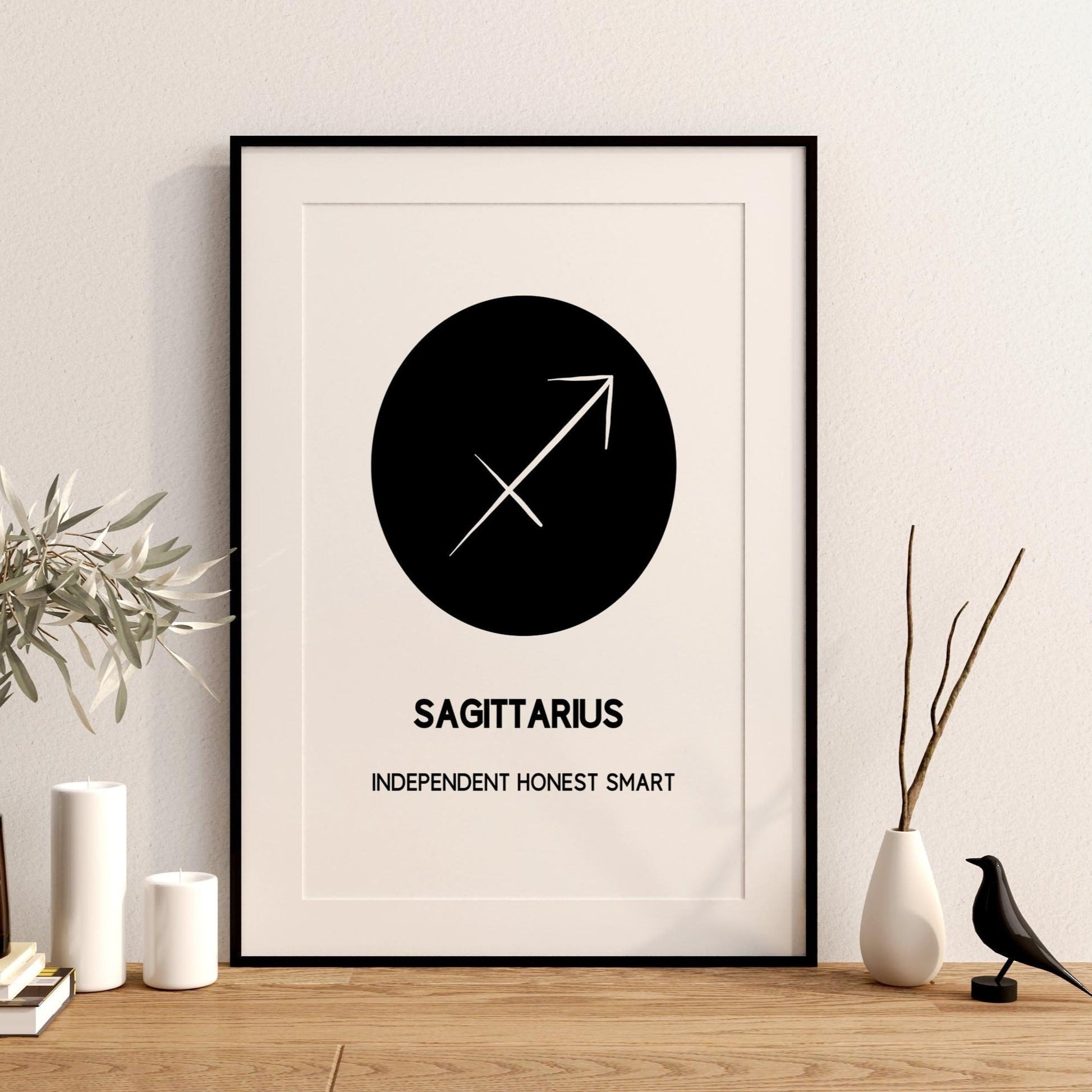 sagittarius glyph art prt