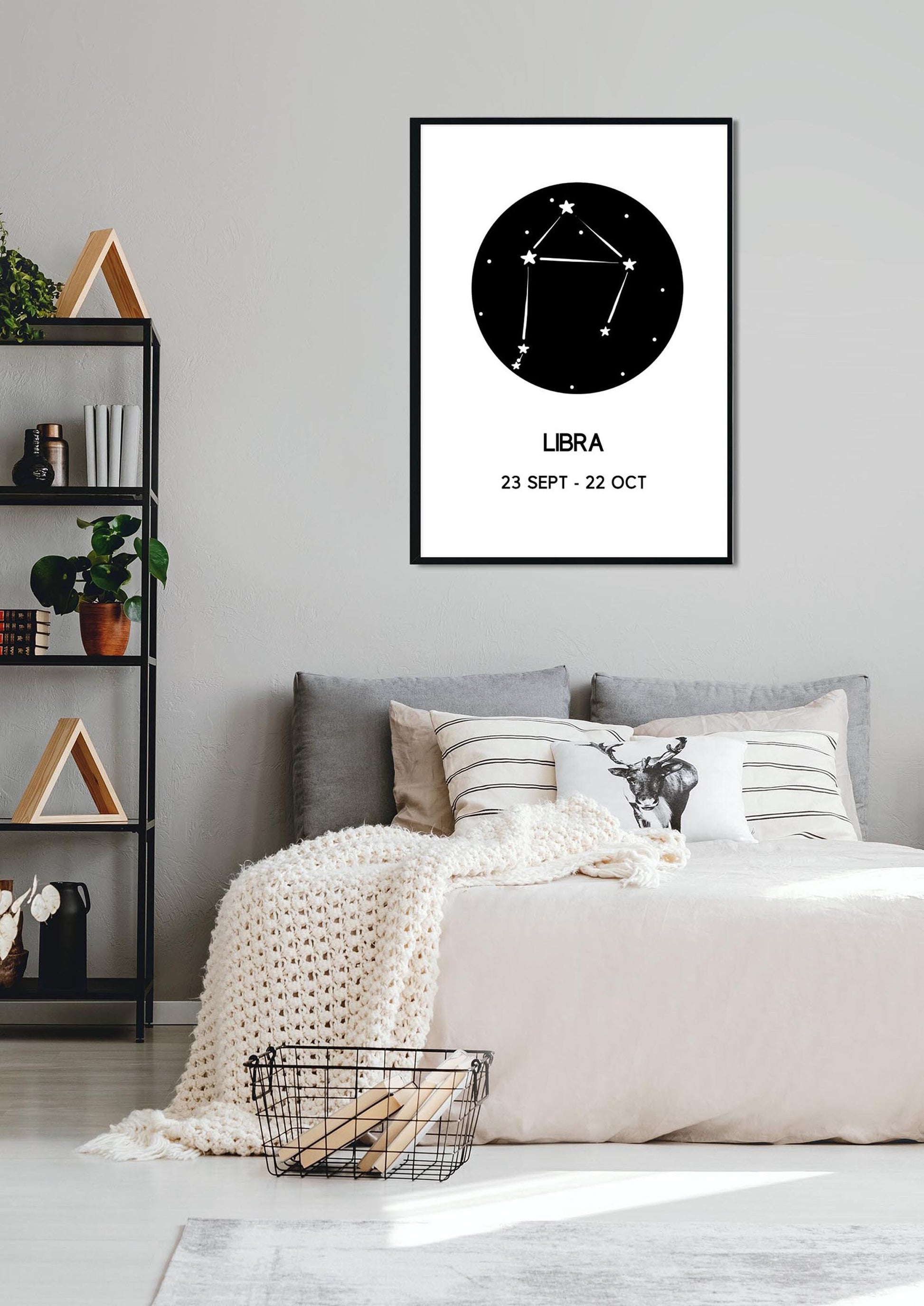 libra constellation poster