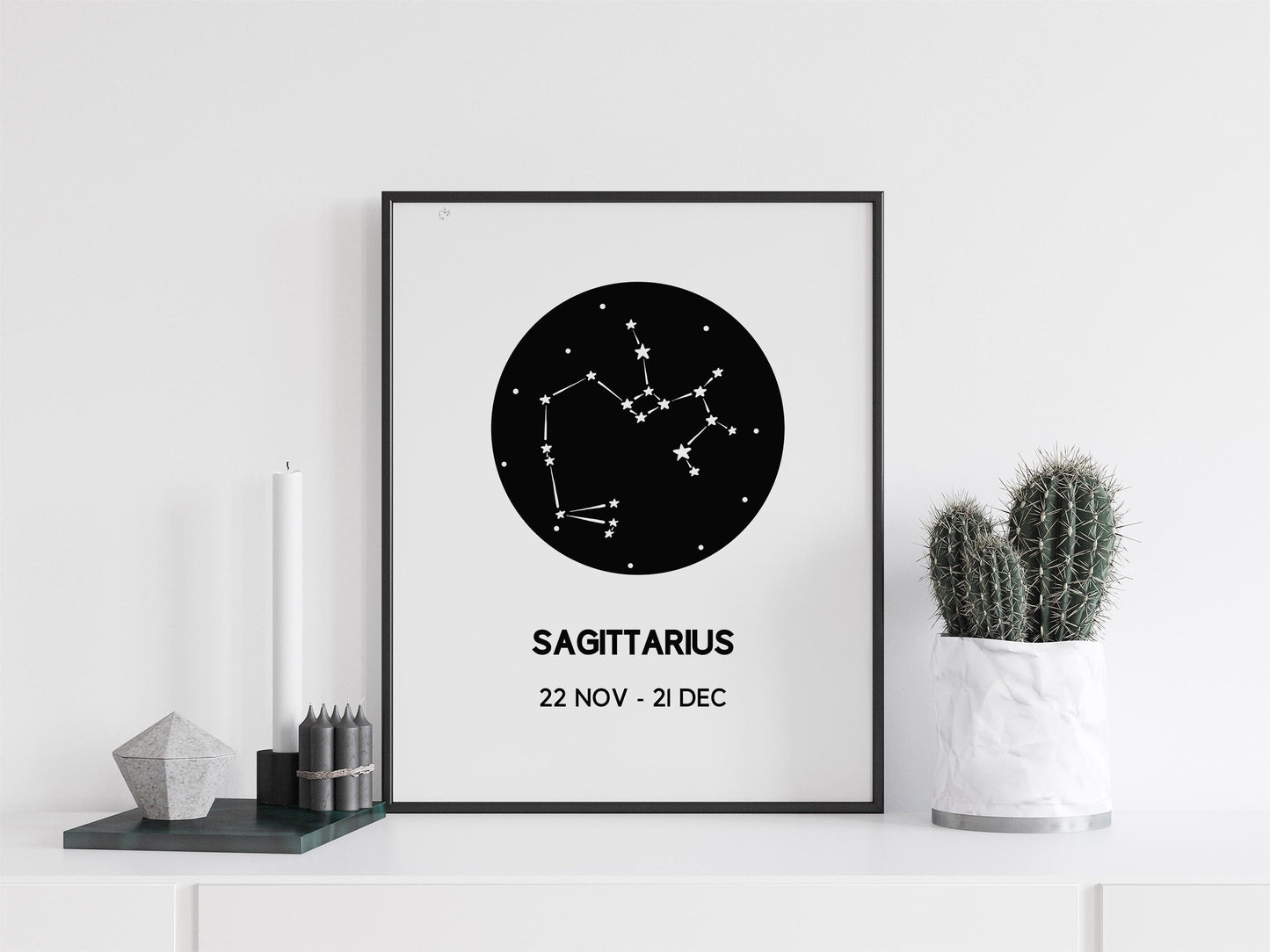 sagittarius constellation poster