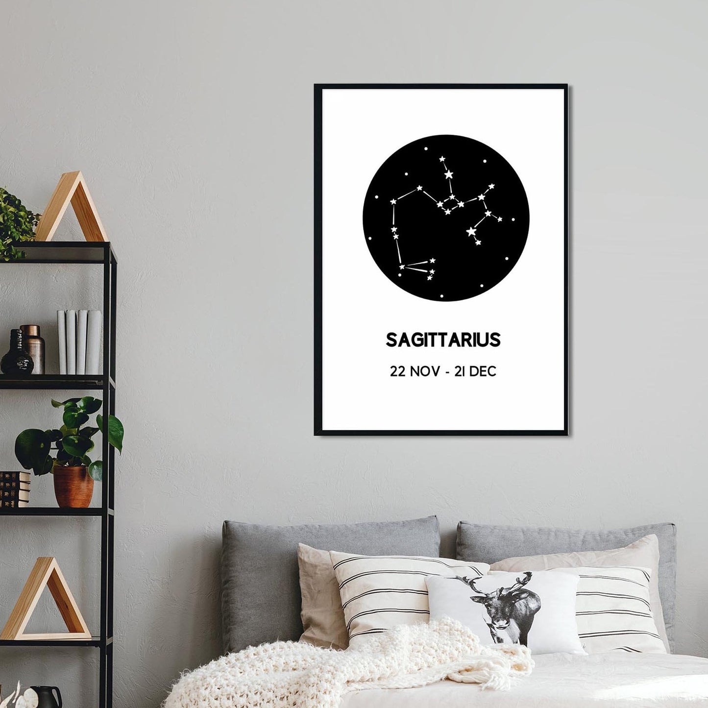 sagittarius zodiac wall art