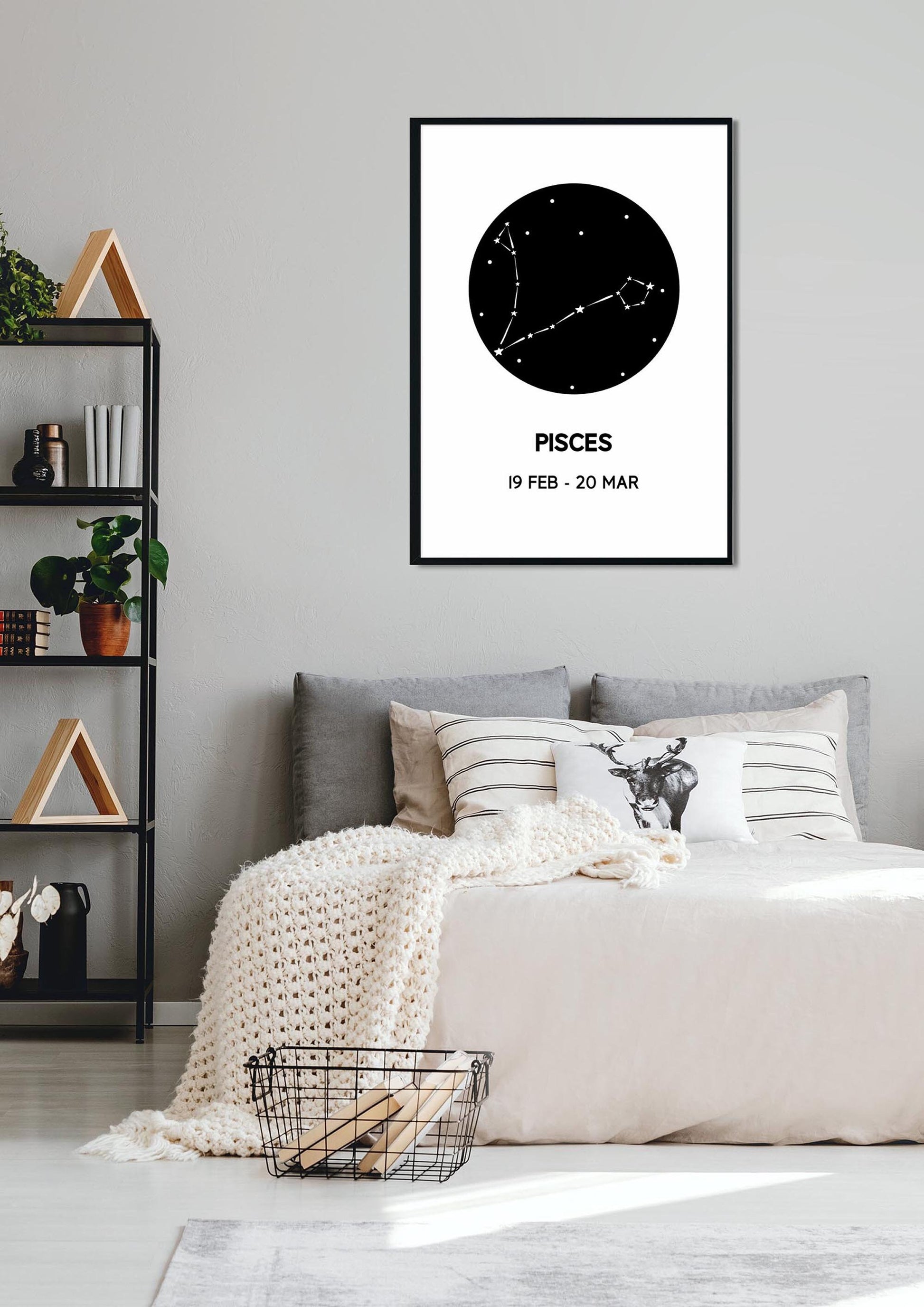 pisces constellation poster