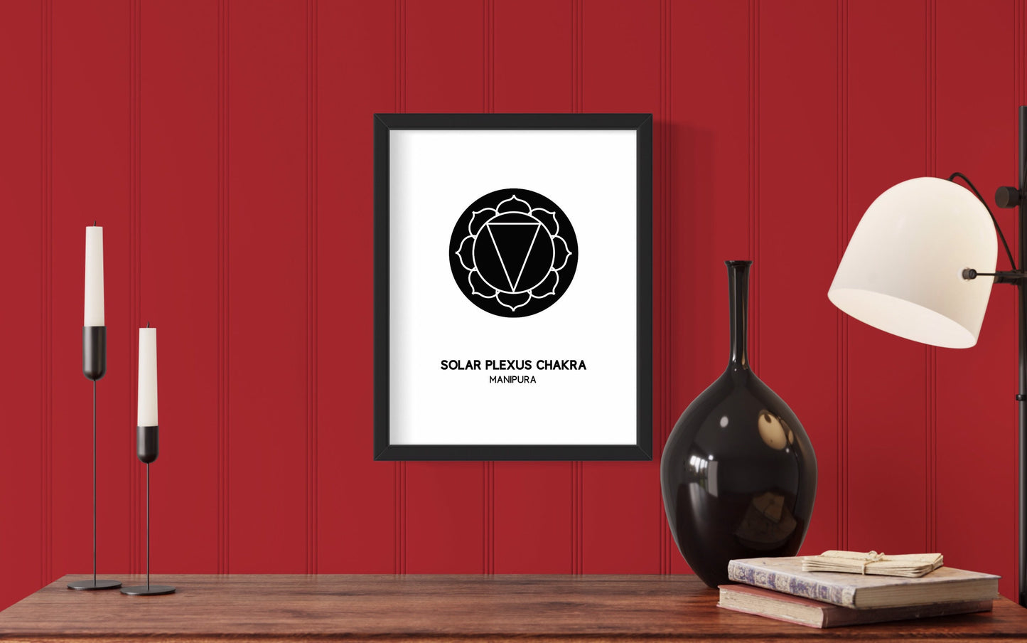 manipura minimalist wall art