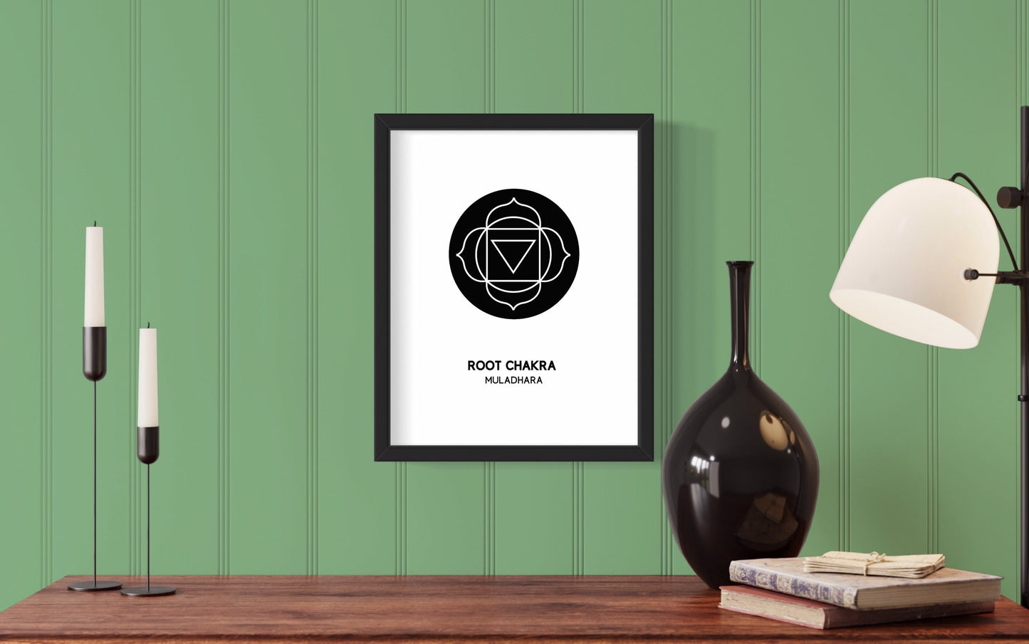 muladhara minimalist wall art
