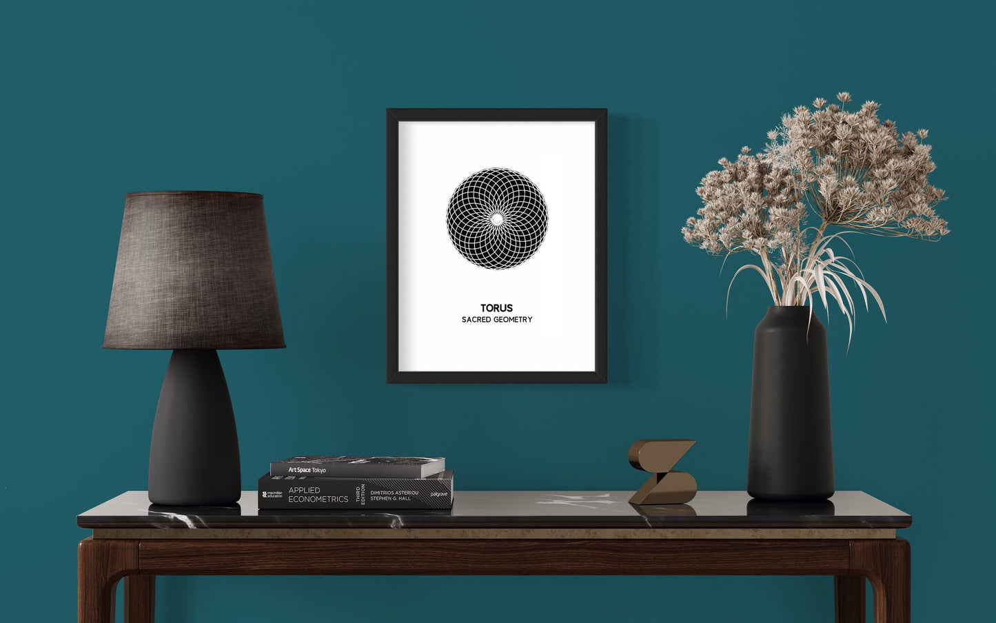 torus sacred geometry wall art