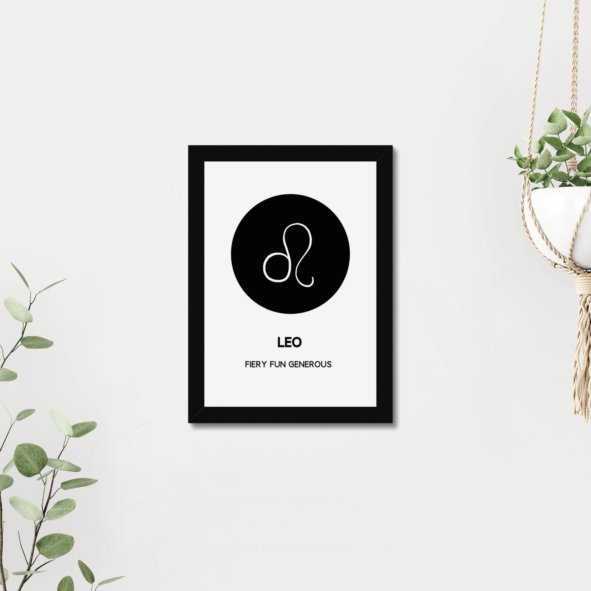 leo astrology poster