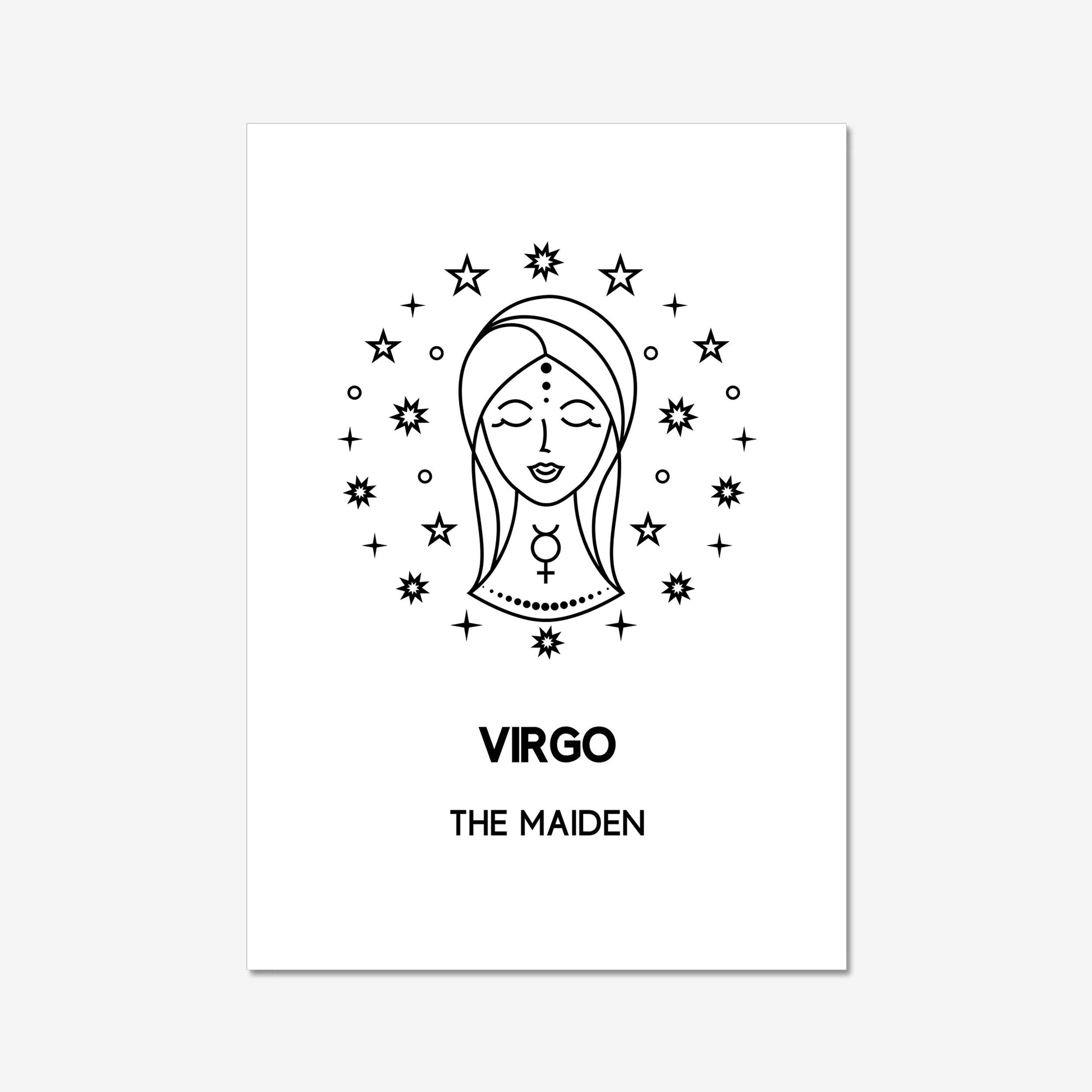 virgo maiden boho wall art decor