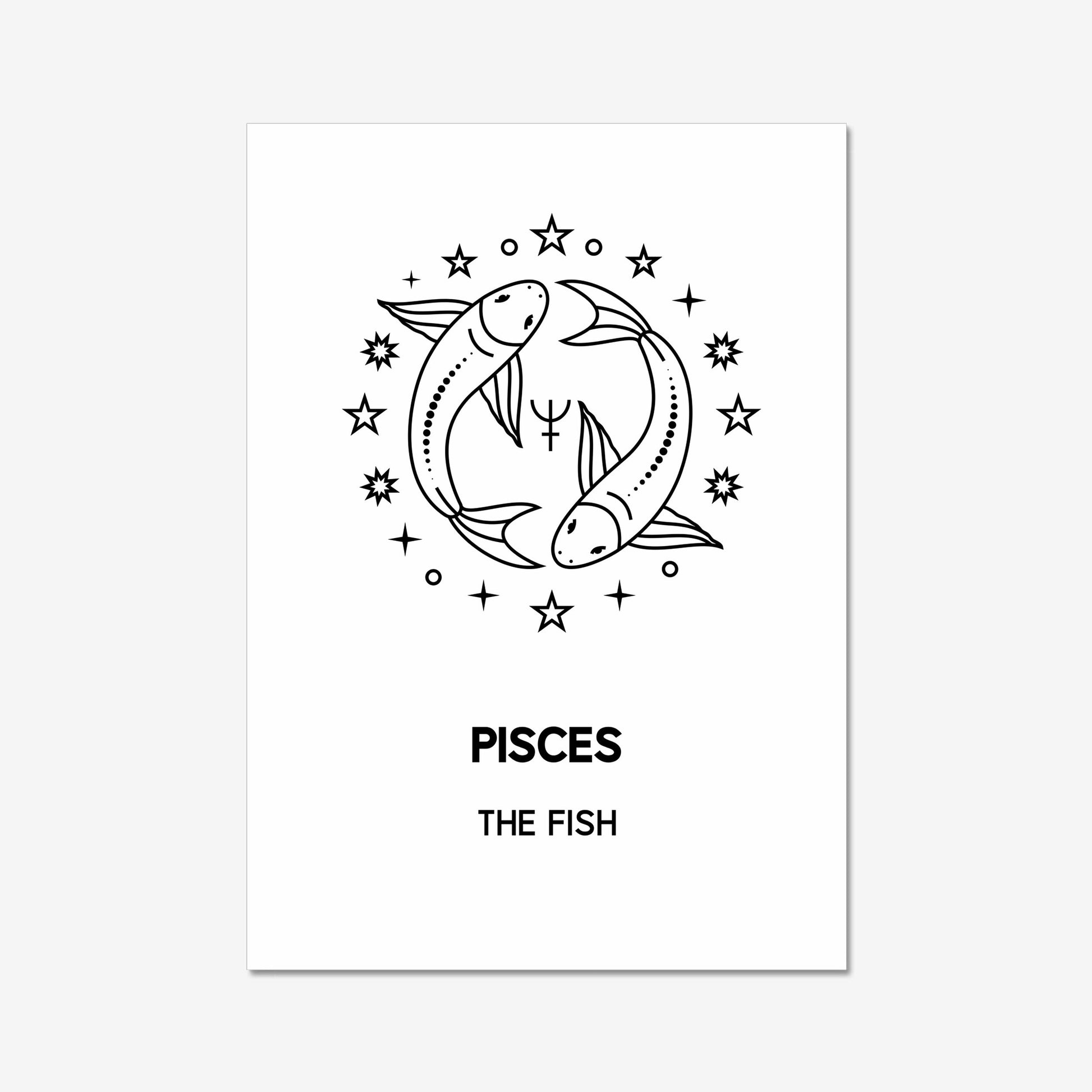 pisces fish home decor wall art boho