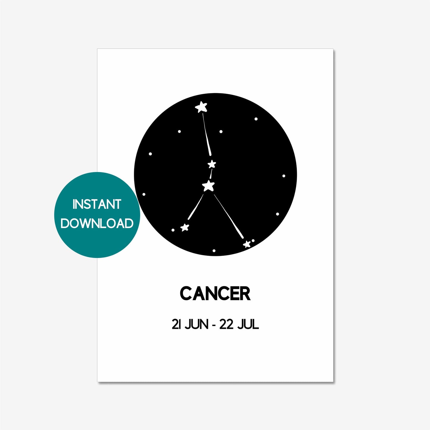 cancer printable wall art a4