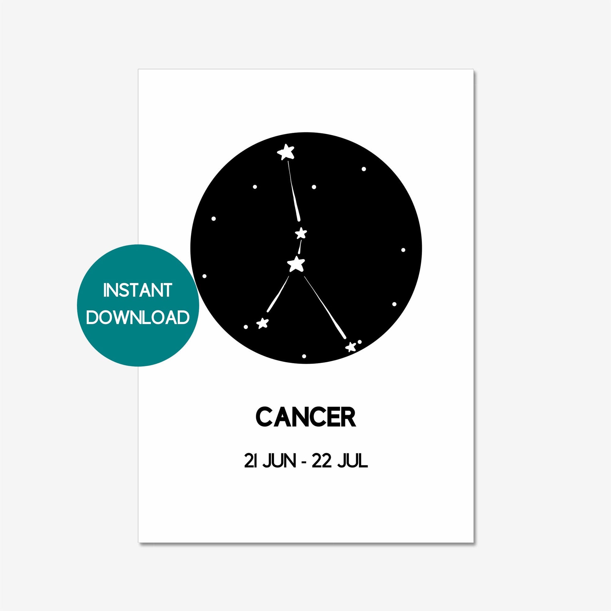 cancer printable wall art a4