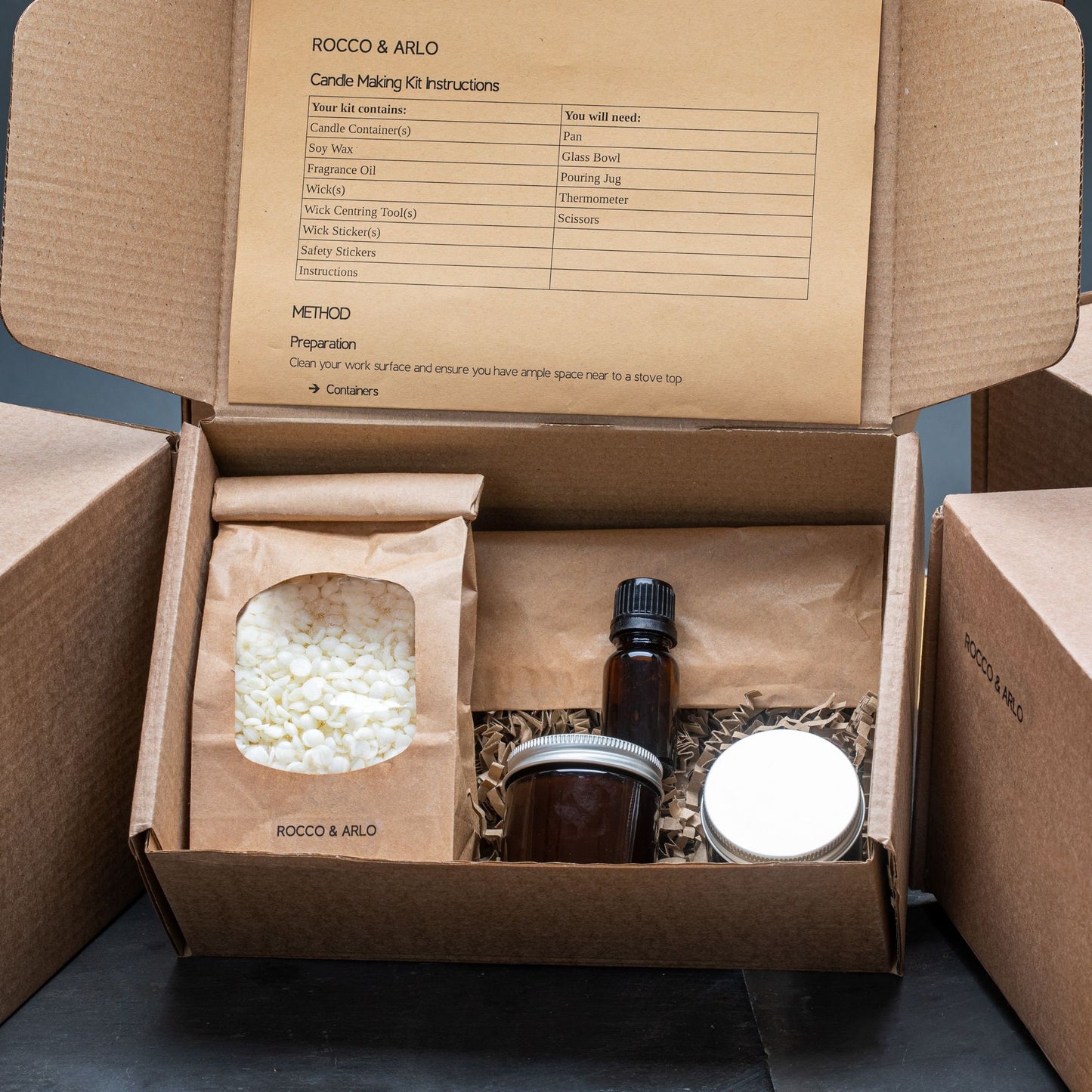 TAURUS Zodiac Crystal & Candle Making Kit | | Add Glyph, Star Sign or Constellation Labels | Pear and Freesia Scented
