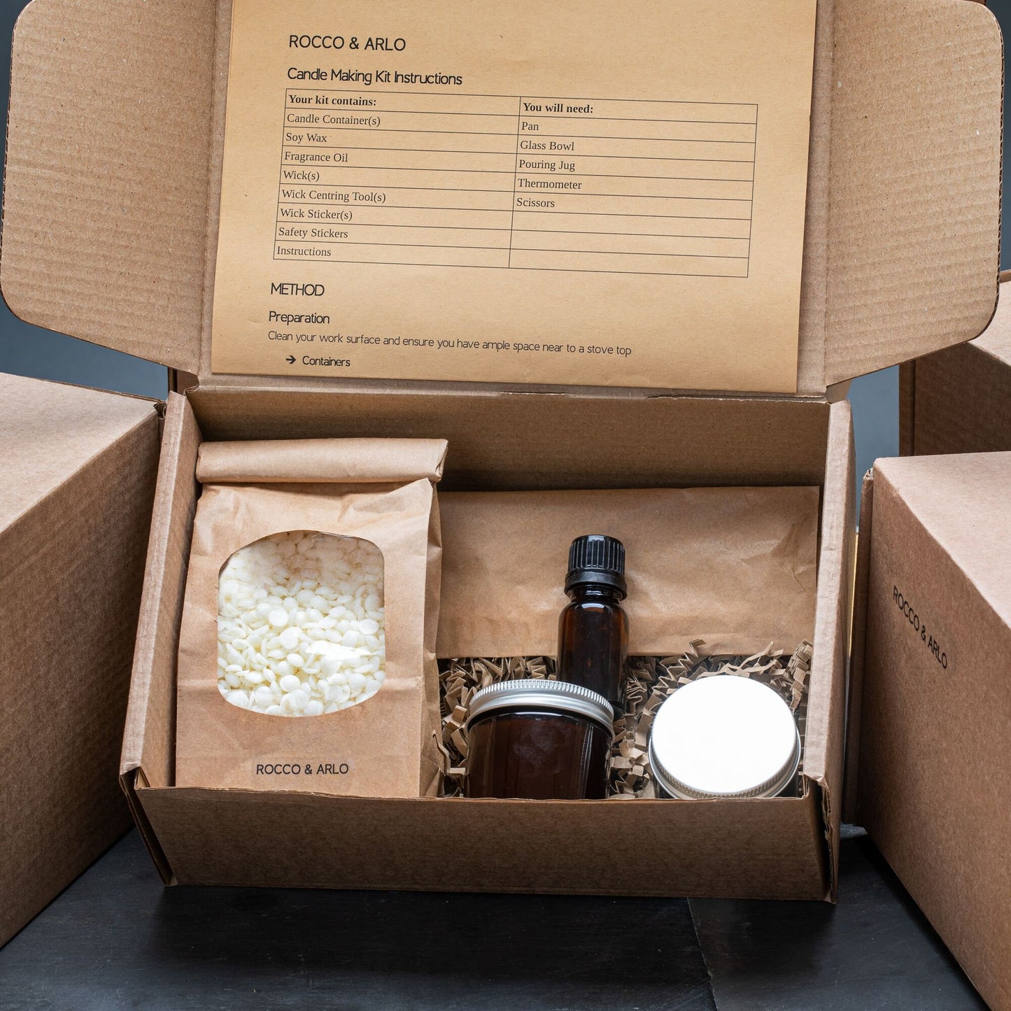 LIBRA Zodiac Crystal & Candle Making Kit | Add Star Sign, Glyph of Constellation Labels | Lime Basil Mandarin Scented