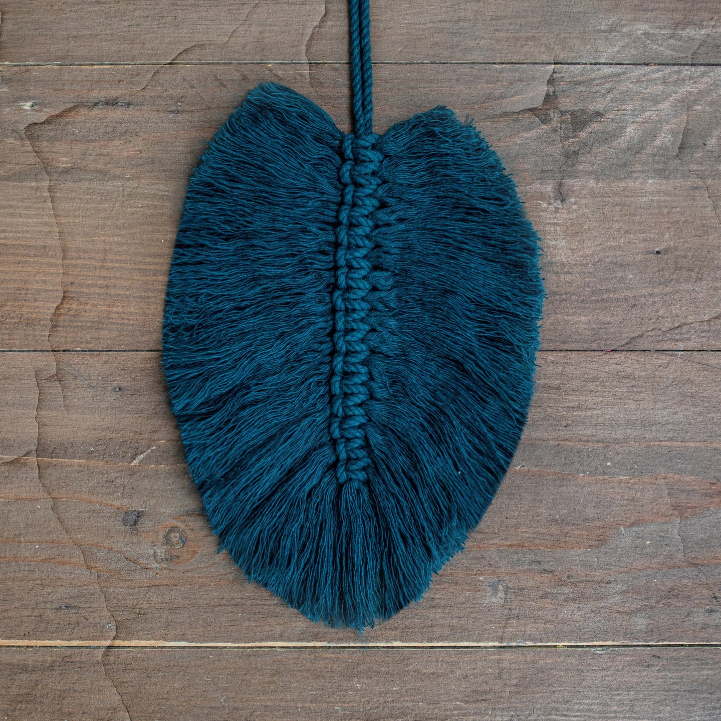 peacock blue macrame cord 3mm 3ply