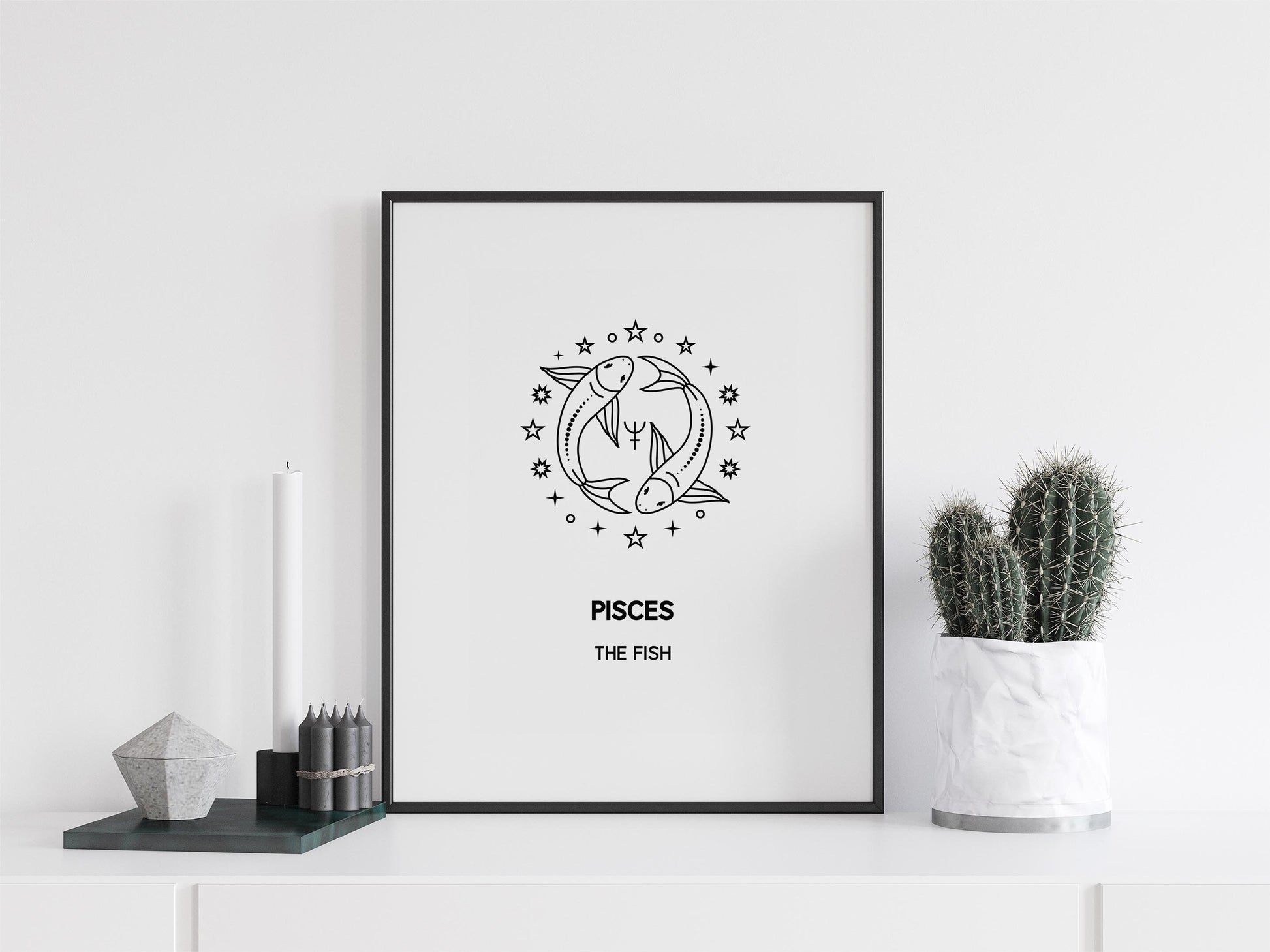 pisces home decor instant download