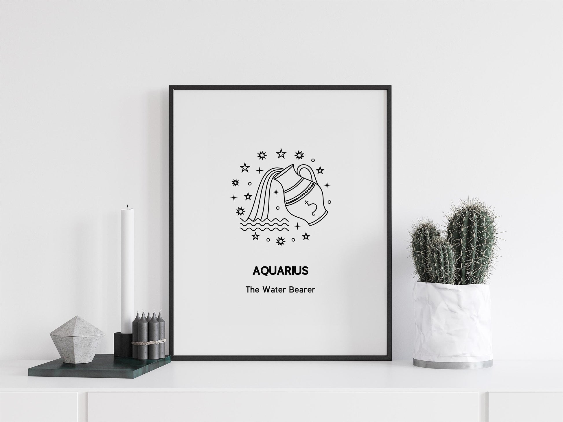 aquarius home decor digital download