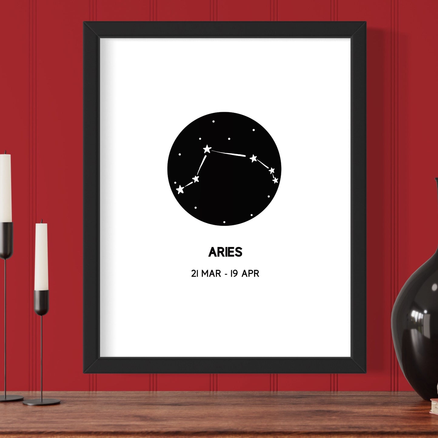 aries constellation poster