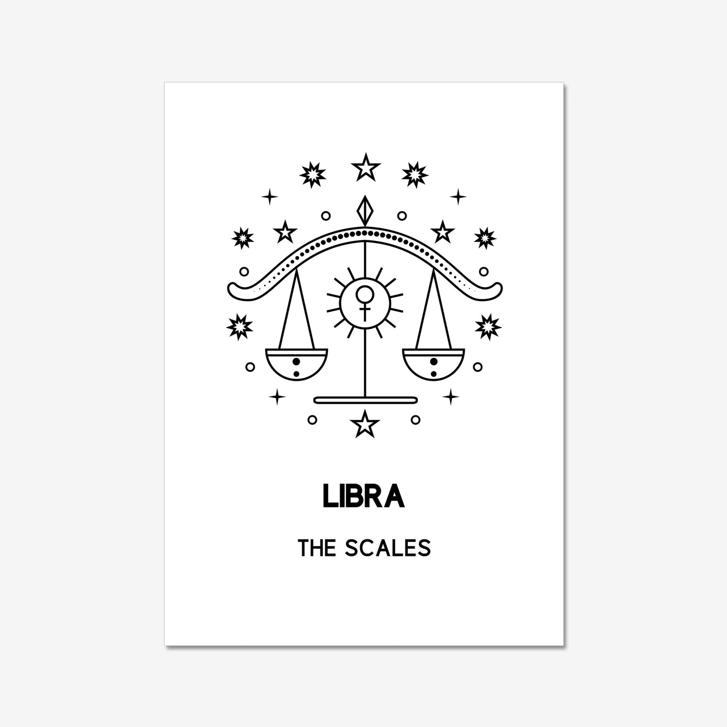 libra scale unique wall decor bohemian