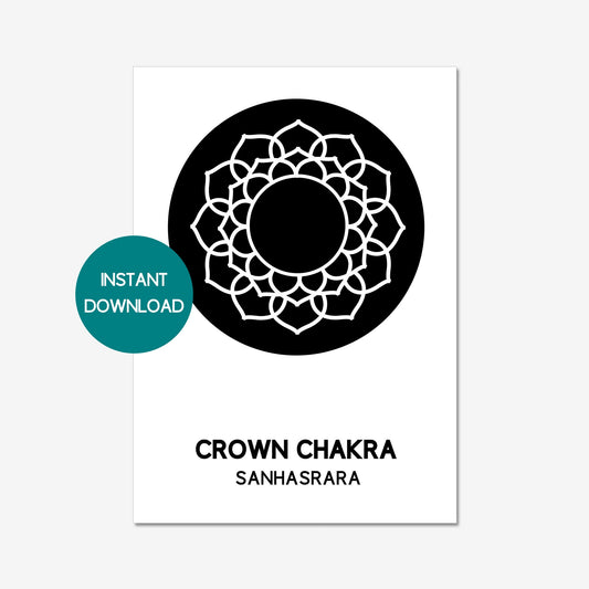 crown chakra printable