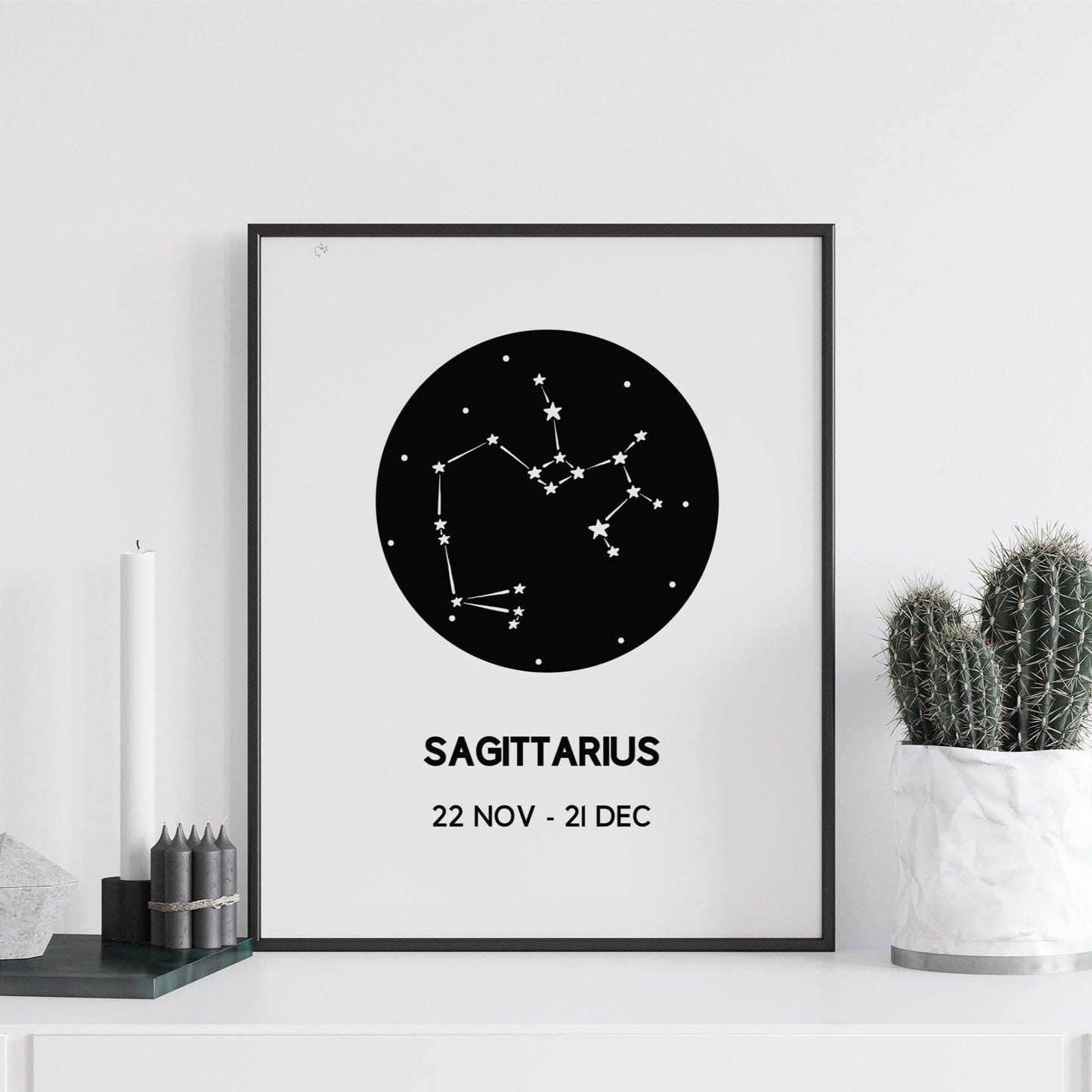 sagittarius constellation print