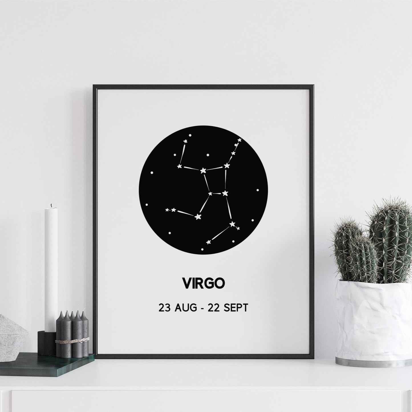 virgo constellation print